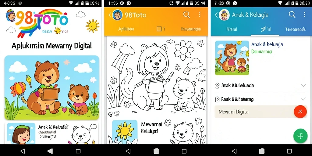 Antarmuka aplikasi 98TOTO yang menarik dan interaktif untuk mewarnai.