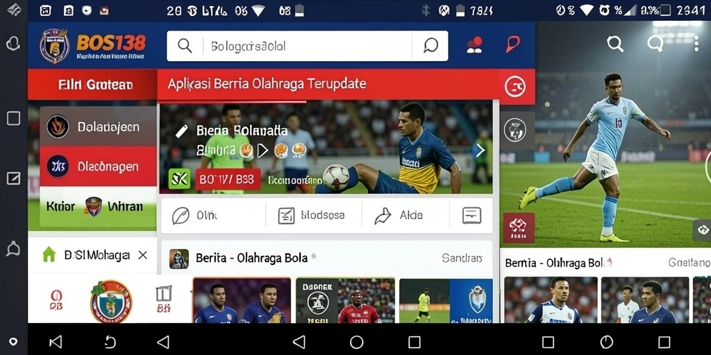 Tampilan antarmuka BOS138 yang menarik dan informatif.