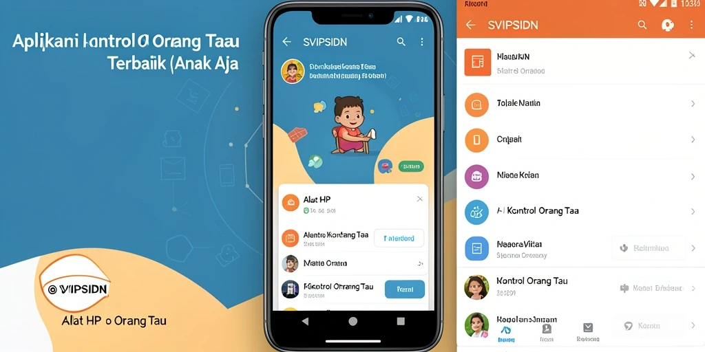 Antarmuka SVIPSIDN yang intuitif untuk kontrol orang tua.