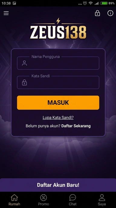 Masuk Akun zeus138 untuk Pengguna Android